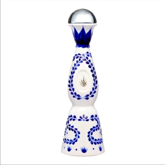 Clase Azul Other - Clase Azul Reposado Tequila Talavera Pottery Hand Painted, White-Blue, Empty BTL
